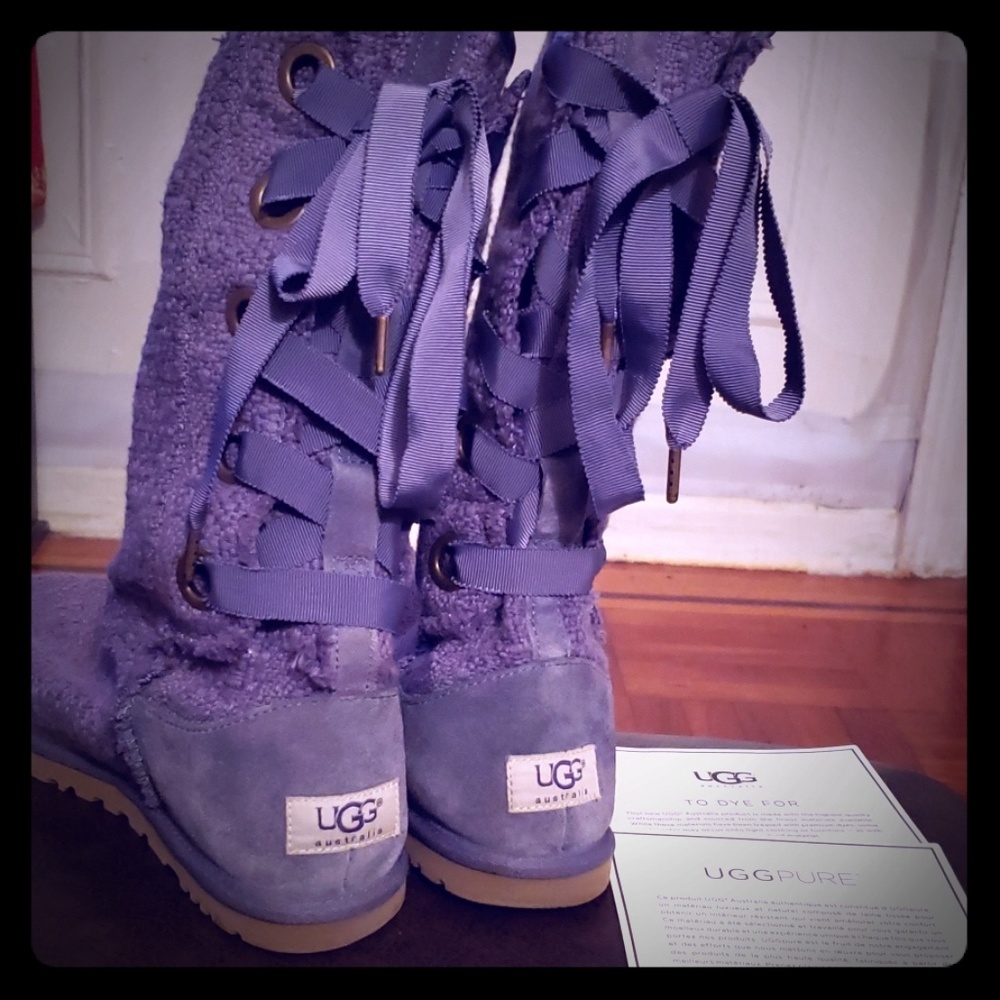 UGG heirloom lace up boots